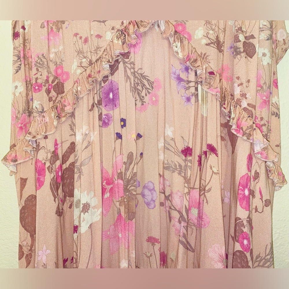Spell Wild Bloom Mini Dress Blush - Picture 6 of 7